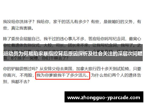 运动员为何易陷家暴指控背后原因探析及社会关注的深层次问题